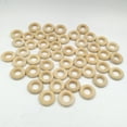 thumbnail image 3 of simhoa 20 Pieces Natural Wood Loop Wood Material for DIY Jewelry Findings 25mm, 3 of 7