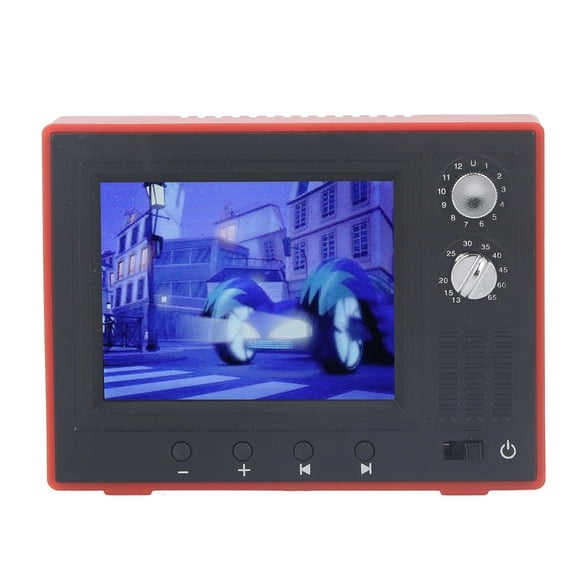 Mini TV, Dollhouse TV Plastic Vintage Sturdy High Simulated for DIY Doll House