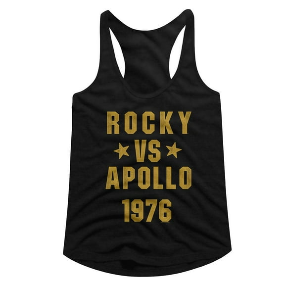 Rocky Rocky Vs Apollo Black Junior Women's Racerback Tank Top