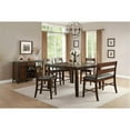 thumbnail image 2 of Pemberly Row Contemporary Wood Counter Height Dining Room Table in Cherry, 2 of 4
