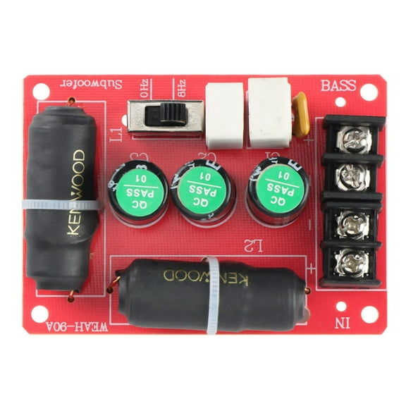 2X Pure Subwoofer Second-Order Crossover Speaker Frequency Divider DIY Home Theater