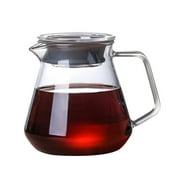 Orchip Clean Glass Coffee Server, Transparent Teapot Glass Range Standard Coffee Maker