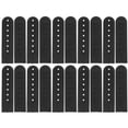 thumbnail image 1 of 20 correas de plástico Snapback con 7 agujeros, repuesto de hebilla de repuesto para gorra de béisbol, sombrero de vaquero, color negro., 1 of 6