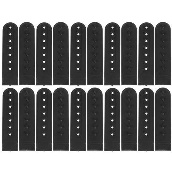 20Pcs Black Plastic Hat Snap Replacement Buckles for Adjustable Fit and Easy Installation Versatile