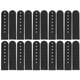 thumbnail image 1 of 20 correas de plástico Snapback con 7 agujeros, repuesto de hebilla de repuesto para gorra de béisbol, sombrero de vaquero, color negro., 1 of 6