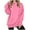 Pink, variant on Xdegoge Womens Oversized Hoodies Drawstring Long Sleeve Casual Hoodie with Thumb Hole Raglan Solid Color Athletic Comfy Hooded Sweatshirts 2025 Winter Trendy Tops