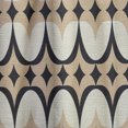 thumbnail image 4 of Designart 'Abstract Geometrical Retro Design II' Mid-Century Modern Curtain Panel, 4 of 5