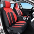 thumbnail image 2 of Car Seat Cover for Toyota Prius LE 2025, Red Car Seat Covers, Waterproof PU Leather, Full Set of 5 Seats, Easy to Clean and Install, Wear Resistance, Beautify Interior, 2 of 8