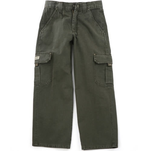 Wrangler - Wrangler Boys' Slim Classic Cargo Pants - Walmart.com ...