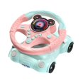 thumbnail image 5 of Kokiya Steering Wheel Toy Simulation Car Steering Wheel Eletric Pretend Play Fun Learning Role Play Driver Fun Activity for Toddlers pink, 5 of 9