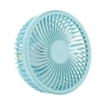 thumbnail image 4 of 4 in 1 Camping Light Fan 3 Levels Adjustment Long Wind Distance Dense Grid Hanging Tent Fan with Remote Control 2 Hook Blue,CampingFanwithLight,CampingLightwithFan, 4 of 5