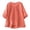 Red, variant on Kukoosong Women's Vintage Embroidered T-Shirts Solid Color Elbow-Length V-Neck Linen Pullover for Summer, Loose and Bohemian Tee Shirt for Women