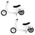 thumbnail image 1 of Pochette de Rasoir Miniature Euro 24 Volts Scooter Rétro Électrique, Blanc (2 Pack), 1 of 6