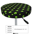thumbnail image 4 of KLL Green Monster Round Bar Chair Cushion Cover,Bar Stool Protector with Elastic, Soft Washable-13 inch, 4 of 7