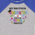 thumbnail image 4 of Inktastic My Brother Graduated and I'm Super Proud Boys or Girls Baby Bodysuit, 4 of 5