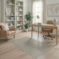 thumbnail image 2 of ODIKA 4'x6' Blue Beige Ocean Sand Pattern Washable Area Rug Intricate Abstract Design with Textured Look Non-Slip, Chair-Friendly, Flatwoven for Home Office, Under Desk, 2 of 7