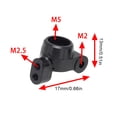 thumbnail image 5 of Aleación de aluminio de aleación de aluminio portador de aluminio Accesorios de automóviles con control remoto Actualización robusta Reemplazo del kit de ajuste para mini-T2.0 2WD 2 piezas Inevent FN001679-00, 5 of 5
