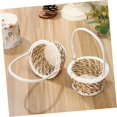 thumbnail image 3 of Canastas De Almacenamiento Tejidas De Mimbre Con Mango Pequeñas Para Niñas De Flores Cestas De Boda Rústicas Y Versátiles Para Hogar Y Eventos, 3 of 4