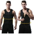 thumbnail image 5 of Vaslanda Men Waist Trainer Vest Hot Neoprene Sauna Suit Corset Body Shaper Zipper Tank Top Workout Shirt, 5 of 7