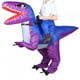 thumbnail image 4 of Disfraz Inflable Dinosaurio Jadeshay Halloween X115 Azul Morado, 4 of 8