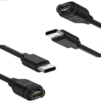 2 Pièces Câble USB C Compatible Pour Garmin Fenix 7 / 7S 7X/Forerunner