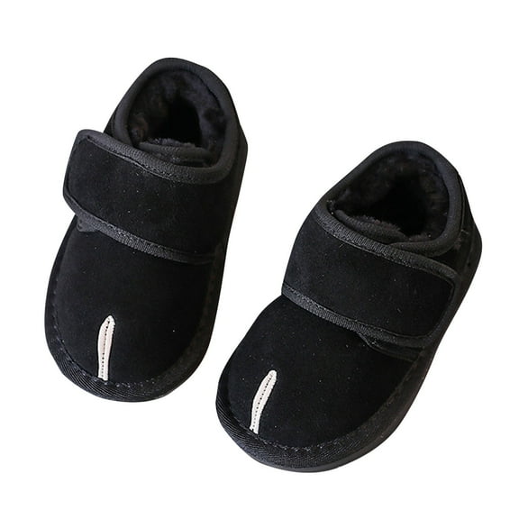 Otqutp Baby Toddler Boys Girls Prewalker Boots Tassel Shoes Soft Sole Baby Prewalker Anti-Slip Rubber Texture Sole Winter Crib Shoes 0-6 Years(Black,3-6 Months)
