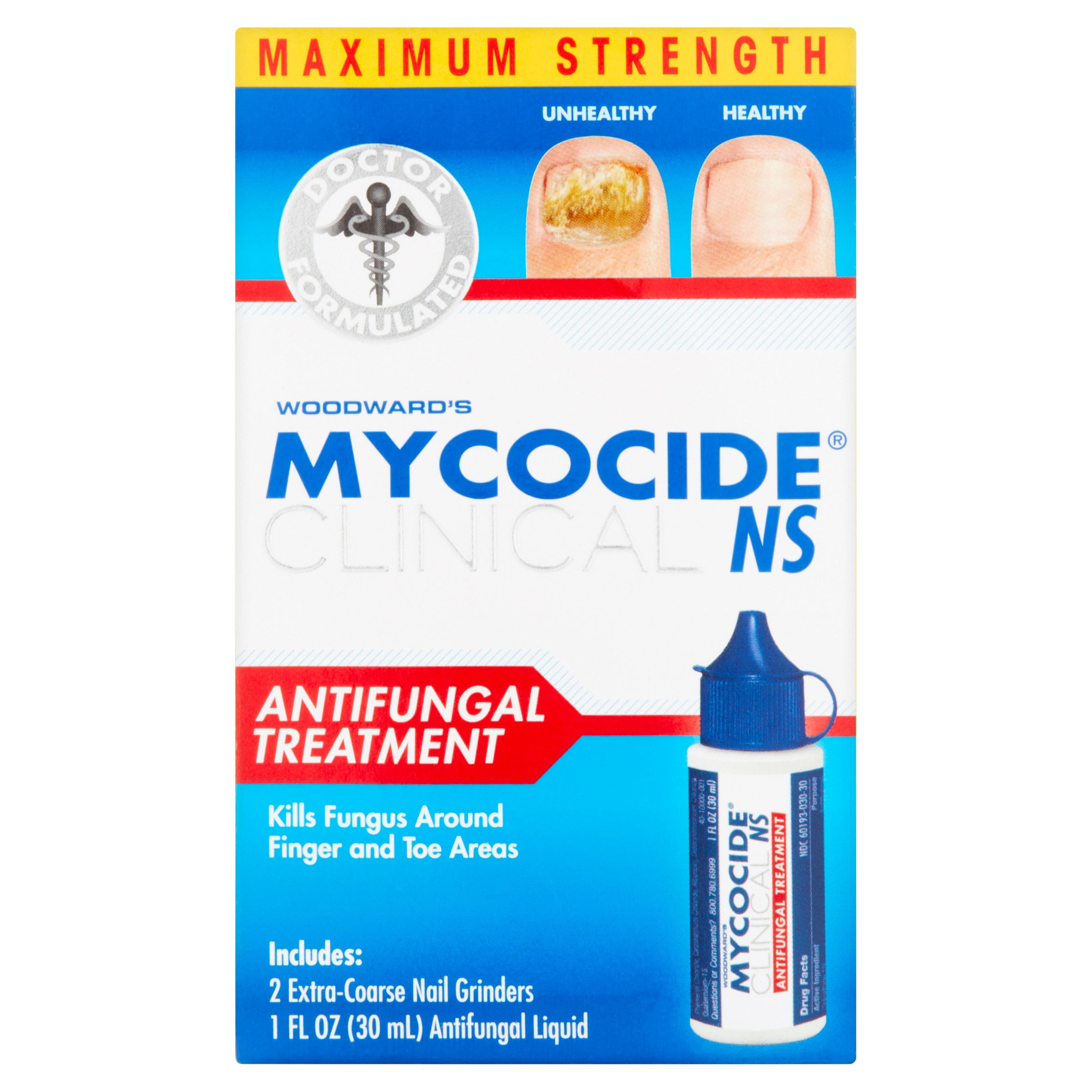 Woodward's Mycocide Clinical NS Antifungal Liquid Treatment Maximum