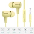 thumbnail image 2 of ruhuadgb Wired Earphone Macaroon In-ear Stereo Surround with Microphone 3.5mm Bass Heavy Wire Phone Headset Phone Supply, 2 of 6
