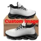thumbnail image 1 of Hermosas zapatillas de deporte con girasoles y flores amarillas, con cordones, diseño floral, vulcanizadas, para mujer, 1 of 6