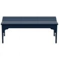 thumbnail image 3 of Ellendale Banc Adirondack Sans Dossier en Poly Plastique Bleu Marine, 3 of 6