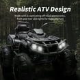 thumbnail image 4 of Hikiddo Kids ATV 4 Wheeler, 24V Kids Ride on Toy for Big Kid w/Bluetooth, 400W Motor - Black, 4 of 7