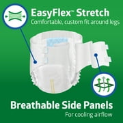 FitRight Bariatric Adult Incontinence Briefs, Diapers with Tabs, Super Absorbent, 4XL, 65in to 94in, 32 Count