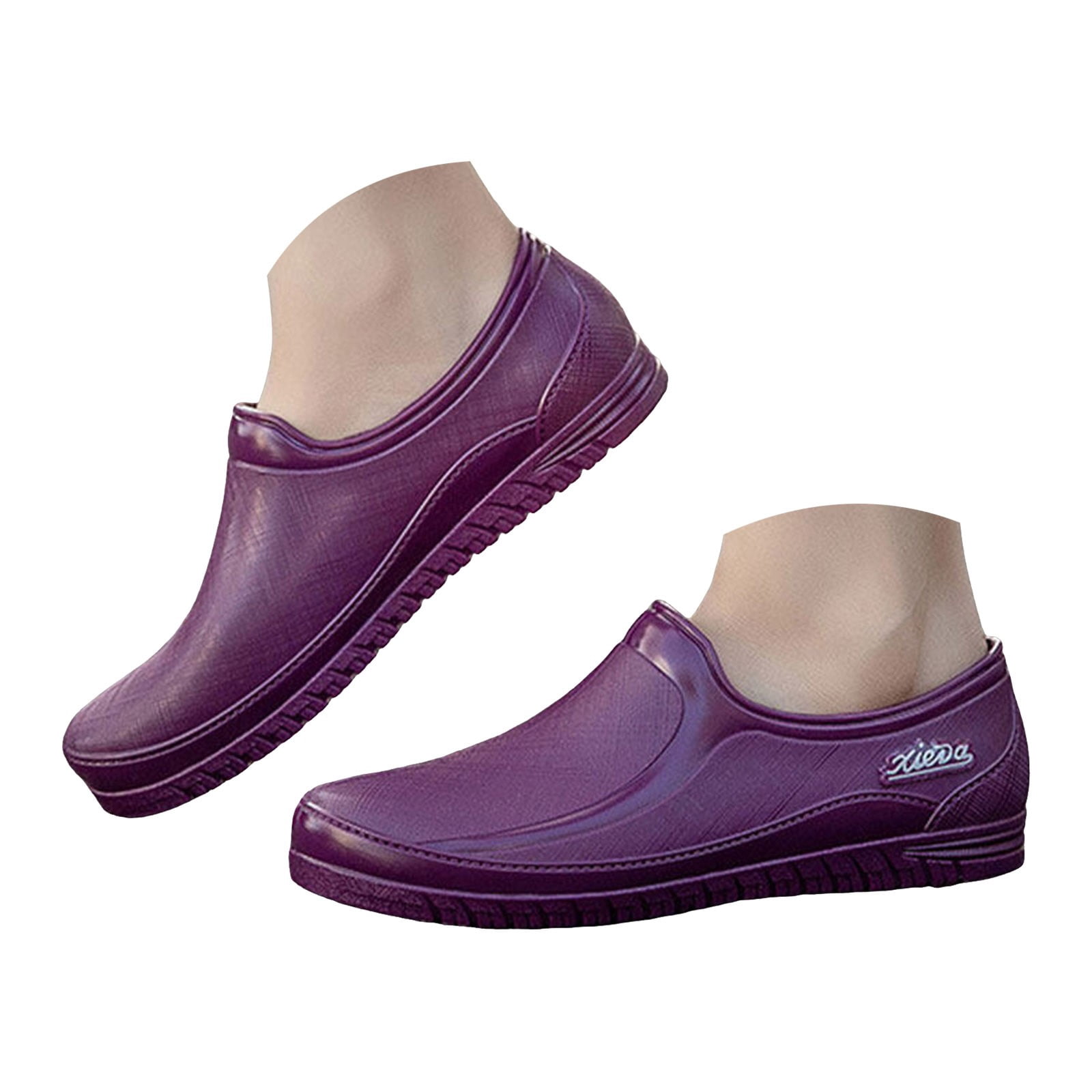 YLYL Women's Rain Boots PVC Rubber Waterproof Non Slip Comfortable Lightweight Outdoor Garden Shoes