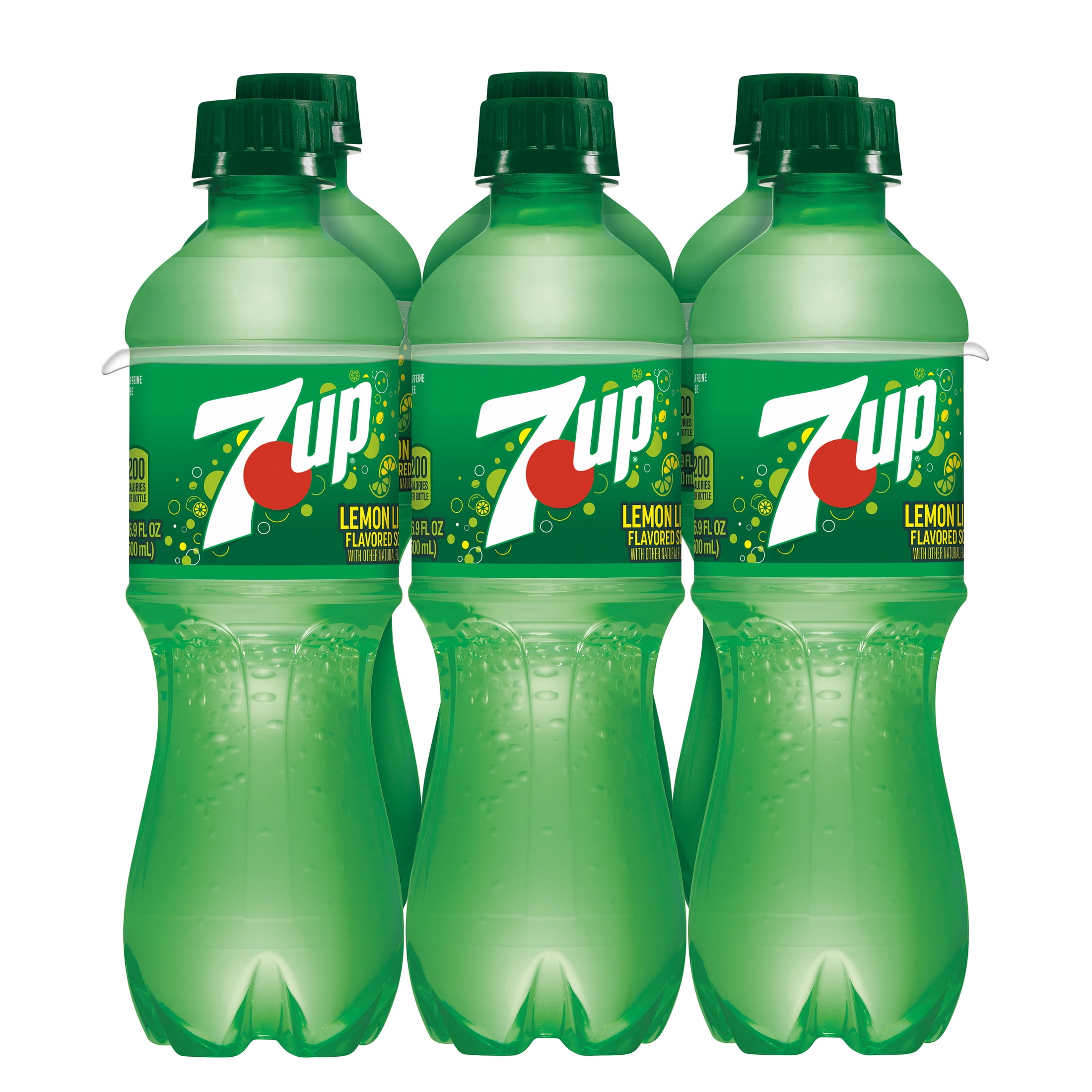 7UP Caffeine-Free Lemon Lime Soda, 100% Natural Flavors, Low
