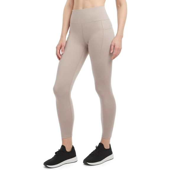 Danskin Women's Satin Stitch High Rise 7/8 Leggings - Atmosphere - Small