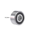 thumbnail image 3 of Uxcell 0.39'' x 1.18'' x 0.56'' Angular Contact Ball Bearing Sealed Bearing Stamping Steel Silver Tone 2pcs, 3 of 4