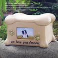 thumbnail image 4 of Caja De Recuerdos Para Cenizas De Perro, Urnas Conmemorativas Para Mascotas Con Tapa En Forma De Hueso, 2 Patas Elegantes Para El Hogar, 4 of 7