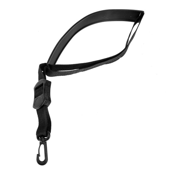 ifundom Black Adjustable Silicone Saxophone Neck Strap for Comfortable and during Practice and Performance