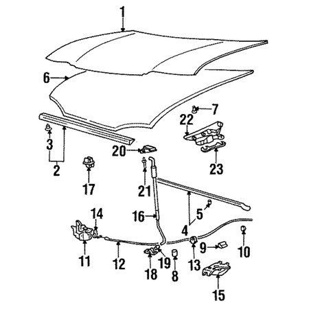 Genuine OE Hyundai Latch Assembly - 81130-34001