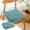 Blue, variant on YOHAVEN Memory Foam Seat Cushion 18", Thick Soft Tatami Floor Chair Pad For Dining Chair Office Sofa Living Room Home Comfort Decor