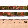 thumbnail image 5 of 5pcs Natural Unakite Beads Strands Cube 6~7x6~6.5x6~6.5mm Hole: 1mm about 60~61pcs/strand 15~15.366''(38.1~39cm), 5 of 5