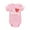 Hot Pink, variant on Kids Baby Valentine's Day Toddler Girls Boys Letter Heart Prints Shorts Sleeves Jumpsuit Romper 18-24 Months
