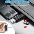 thumbnail image 2 of TSV USB 3.0 Portable Card Reader for SD, SDHC, SDXC, MicroSD, MicroSDHC, MicroSDXC, All-in-One Design - USB 3.0 Micro SD and SD Card Reader fits for Mac, Windows, Linux, Chrome, PC, Laptop, 2 of 7