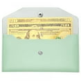 thumbnail image 1 of Reusable Budget Envelope, Pu Leather Minimalist Design, Cash Protecting And Waterproof, Wide Range Of Uses Including Coin Storage, Convenient For Travel (Green), 1 of 7
