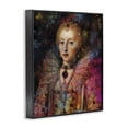 thumbnail image 2 of Stupell Industries Glam Dappled Royalty Renaissance Portrait Black Framed Giclee Art, 11 x 14, by Sarah Adams, 2 of 8