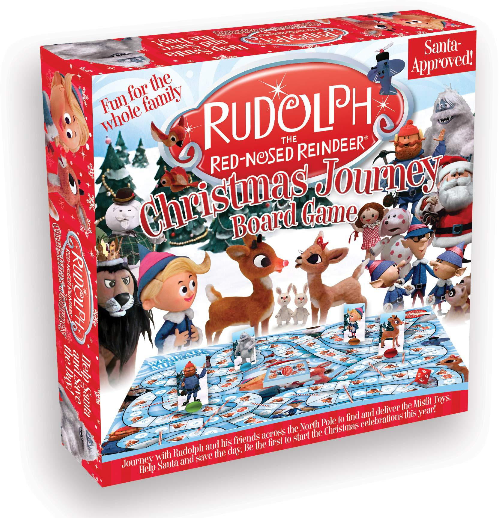 Rudolf the Red Nose Reindeer Felt Pin Let's Celebrate Christmas