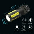 thumbnail image 4 of KDJ 2pc 3157 White LED Bulbs Daytime Running Light for DRL for Chevy 1500 for Silverado, 4 of 10