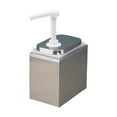 thumbnail image 1 of Dispensador de bomba de condimentos, estación de bomba de para condimentos de ensalada, contenedor de almacenamiento de s de 2,5 l, bomba con concha Soledad Bomba dispensadora de salsa, 1 of 7