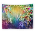 thumbnail image 1 of Tapiz de pared con diseño de paisaje, plantas y flores, 150 x 100 cm, microtela, 1 of 2