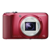 Sony Cyber-shot DSC-H90 - Digital camera - compact - 16.1 MP - 720p - 16x optical zoom - red